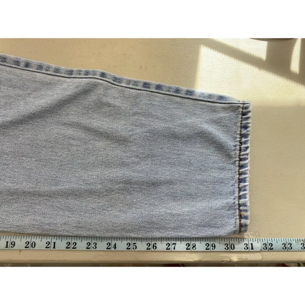 Levis‎ 550 Relaxed Fit Jeans Mens 36x32 Fits Like 34x31 Light Wash Vintage Worn